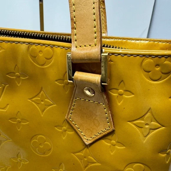 Louis Vuitton Vernis Houston Bag Mustard #TH0978 - Picture 4 of 9